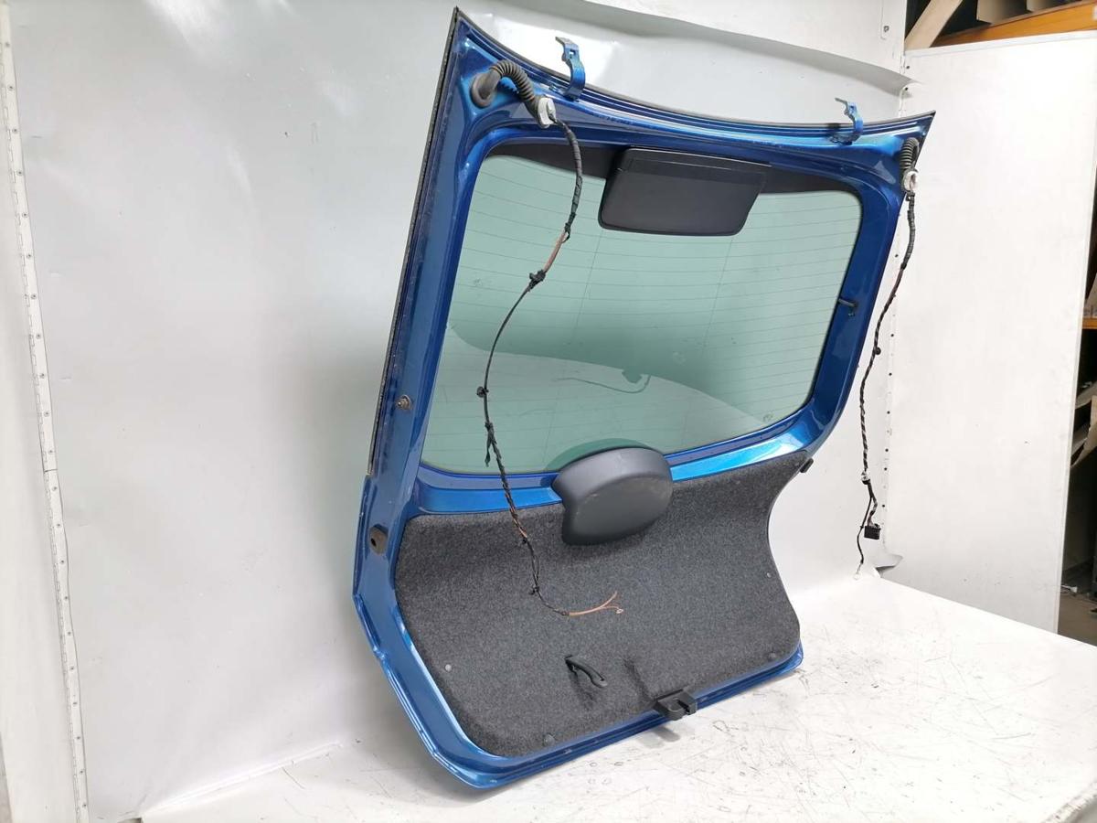 Skoda Rapid NH original Heckklappe mit Heckscheibe Limousine LF5W Race Blue Bj.2013